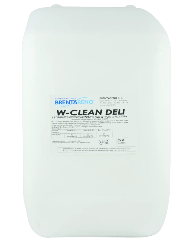 Wet Cleaning Brentareno - Tanica 20 kg W-CLEAN DELI