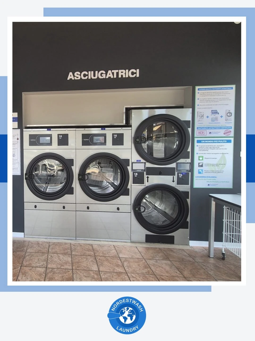 Nueva lavandería autoservicio en Padua